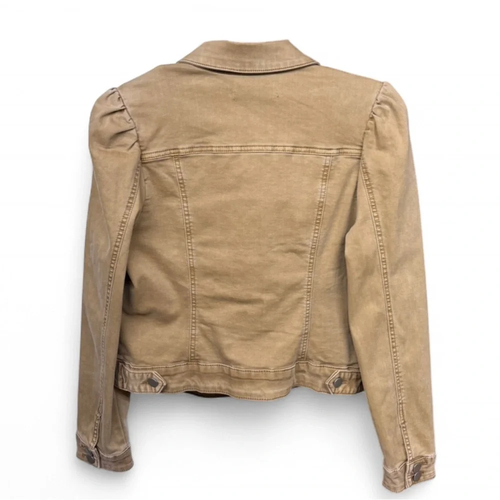 Boston Proper Light Brown Jean Jacket - Picture 9 of 10